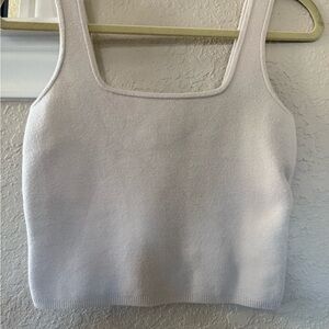 Abercrombie & Fitch Cream sweater Crop Top
